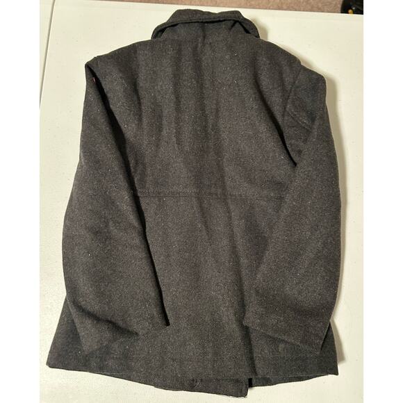 Girls Cherokee Gray Pea Coat Size 4 - Picture 6 of 7